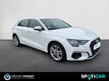 SPOTICAR Audi A3 Sportback 30 Tdi 116ch Bvm Design Occasion - Berline Diesel Blanc Adelie - Varennes Vauzelles - 1203657307_3