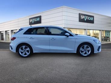 SPOTICAR Audi A3 Sportback 35 Tfsi 150ch Mild Hybrid S Line S Tronic 7 Occasion - Berline Hybride Blanc - Montpellier Cedex 3 - 1203741636_4