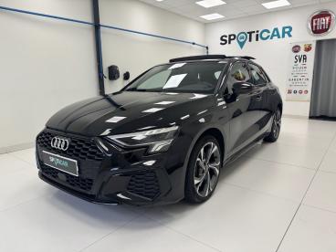 SPOTICAR Audi A3 Sportback 35 Tfsi 150 Mhev S Tronic S Line Occasion - Berline Hybride Noir - Yvetot - 1203749168_1