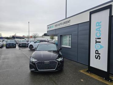 SPOTICAR Audi A3 Sportback 30 Tfsi 110 Mild Hybrid Design S Tronic 7 Pack Ext Occasion - Berline Hybride Noir - Caudan - 1203812346_3