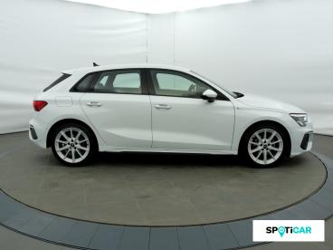 SPOTICAR Audi A3 Sportback 35 Tdi 150ch S Line S Tronic 7 Occasion - Berline Diesel Blanc Glacier Métallisé - Bourg En Bresse - 1203876863_4