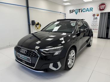 SPOTICAR Audi A3 Sportback 35 Tfsi 150 Mhev S Tronic Design Luxe Occasion - Berline Hybride Noir - Yvetot - 1203913477_1