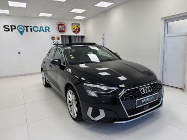 SPOTICAR Audi A3 Sportback 35 Tfsi 150 Mhev S Tronic Design Luxe Occasion - Berline Hybride Noir - Yvetot - 1203913477_2