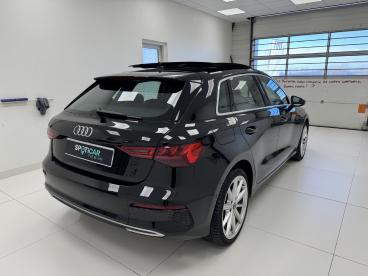 SPOTICAR Audi A3 Sportback 35 Tfsi 150 Mhev S Tronic Design Luxe Occasion - Berline Hybride Noir - Yvetot - 1203913477_3