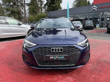 SPOTICAR Audi A3 Sportback 30 Tdi 116ch S Tronic Occasion - Berline Diesel Bleu - Ambert - 1203929344_3