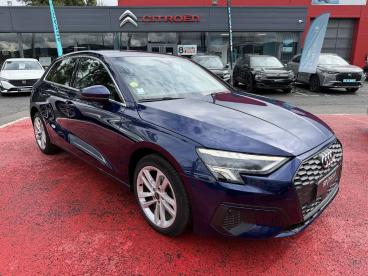 SPOTICAR Audi A3 Sportback 30 Tdi 116ch S Tronic Occasion - Berline Diesel Bleu - Ambert - 1203929344_4