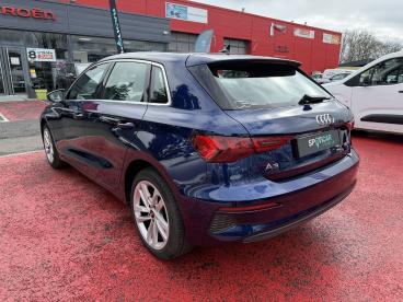 SPOTICAR Audi A3 Sportback 30 Tdi 116ch S Tronic Occasion - Berline Diesel Bleu - Ambert - 1203929344_5