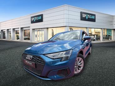 SPOTICAR Audi A3 Sportback 0 Tfsi E 204ch S Tronic Sb / 1ere Main / Historiqu Occasion - Berline Hybride Rechargeable Bleu - Ambert - 1204039490_2