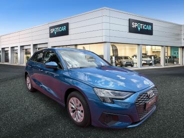 SPOTICAR Audi A3 Sportback 0 Tfsi E 204ch S Tronic Sb / 1ere Main / Historiqu Occasion - Berline Hybride Rechargeable Bleu - Ambert - 1204039490_4