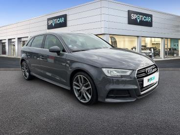 SPOTICAR Audi A3 Sportback 30 Tfsi 116ch Sport Limited Euro6d-t Occasion - Berline Essence Gris Nano - Beuvry - 1204040417_1