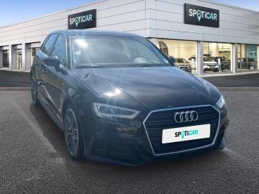 SPOTICAR Audi A3 Sportback 30 Tfsi 116ch S Line Euro6d-t Occasion - Berline Essence Noir Mythos - Anthy-sur-leman - 1204101872_3