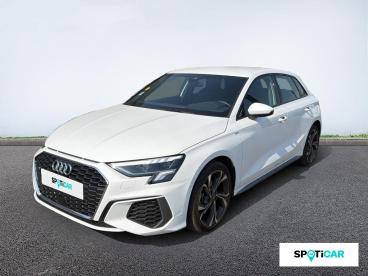 SPOTICAR Audi A3 Sportback 35 Tdi 150ch S Line S Tronic 7 Occasion - Berline Diesel Blanc Glacier Métallisé - Narbonne - 1204135481_1