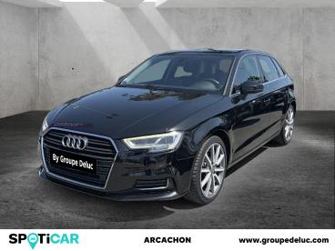 SPOTICAR Audi A3 Sportback 35 Tfsi 150ch Cod Design Luxe S Tronic 7 Euro6d-t Occasion - Berline Essence Noir Brillant - La Teste De Buch - 1204137322_1
