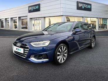 SPOTICAR Audi A4 Avant 40 Tfsi 204 S Tronic 7 Avus Occasion - Break Essence Bleu - Pontivy - 1203884446_1