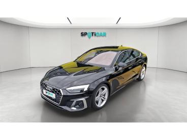SPOTICAR Audi A5 Sportback 40 Tfsi 204 S Tronic 7 Quattro S Line Occasion - Berline Essence Noir - Seynod - 1203873674_1