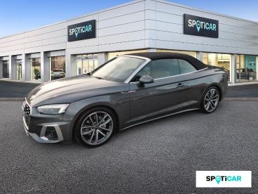 SPOTICAR Audi A5 Cabriolet 40 Tfsi 204 S Tronic 7 S Line Occasion - Coupé-cabriolet Essence Gris - Frejus - 1204100865_1
