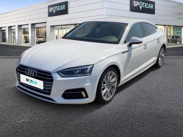 SPOTICAR Audi A5 Sportback 2.0 Tfsi 252ch Design Luxe S Tronic 7 Occasion - Berline Essence Blanc Ibis - Carpentras - 1203704181_1