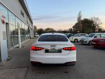 SPOTICAR Audi A5 Sportback 40 Tdi 204ch S Edition S Tronic 7 Occasion - Berline Hybride Blanc Glacier Métallisé - Salon De Provence Cedex - 1203777117_4