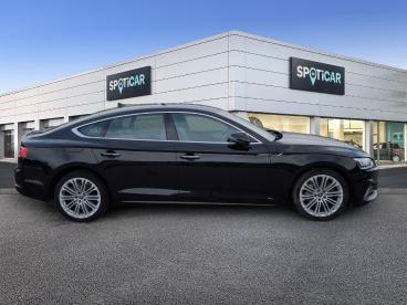 SPOTICAR Audi A5 Sportback 2.0 Tdi 190ch Design Luxe Quattro S Tronic 7 Occasion - Berline Diesel Noir Mythic - Orange - 1203812249_4