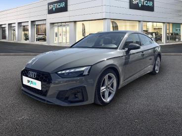 SPOTICAR Audi A5 Sportback 40 Tdi 204ch S Line S Tronic 7 Occasion - Berline Hybride Rechargeable Gris - Libourne - 1204029488_1