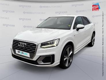 SPOTICAR Audi Q2 1.6 Tdi 116ch S Line S Tronic 7 Occasion - Suv-4x4 Diesel Blanc Glacier - Dijon - 1203949965_1