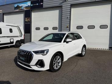 SPOTICAR Audi Q3 35 Tfsi 150ch S Line S Tronic 7 Occasion - Suv-4x4 Hybride Blanc Glacier Métallisé - Cessy - 1203989485_1