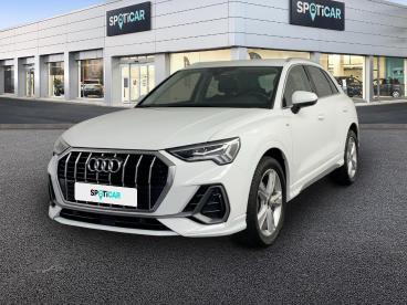 SPOTICAR Audi Q3 35 Tfsi 150 Mhev S Tronic S Line Occasion - Suv-4x4 Hybride Blanc - Puilboreau - 1204000152_1