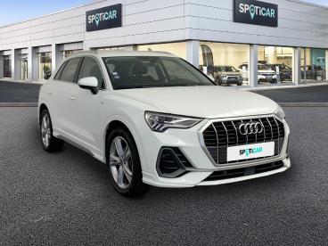 SPOTICAR Audi Q3 35 Tfsi 150 Mhev S Tronic S Line Occasion - Suv-4x4 Hybride Blanc - Puilboreau - 1204000152_3