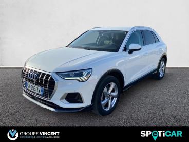 SPOTICAR Audi Q3 1.5 35 Tfsi 150mhev Hybrid Design Luxe Tronic Occasion - Suv-4x4 Hybride Blanc - Montlucon - 1204054419_1