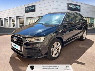 SPOTICAR Audi Q3 2.0 Tdi 150 Quattro S Tronic S Line Occasion - Suv-4x4 Diesel Noir - Marseille - 1204073127_1