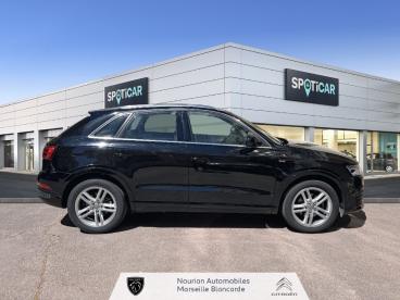 SPOTICAR Audi Q3 2.0 Tdi 150 Quattro S Tronic S Line Occasion - Suv-4x4 Diesel Noir - Marseille - 1204073127_4