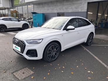 SPOTICAR Audi Q5 Sportback 55 Tfsie 367 S Tronic 7 Quattro S Line Occasion - Suv-4x4 Hybride Rechargeable Blanc - Macon - 1203749969_1