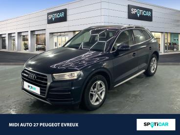 SPOTICAR Audi Q5 35 Tdi 163ch Design S Tronic 7 Euro6d-t 9cv Occasion - Suv-4x4 Hybride Bleu Navarre - Normanville - 1203777056_1
