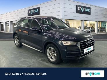 SPOTICAR Audi Q5 35 Tdi 163ch Design S Tronic 7 Euro6d-t 9cv Occasion - Suv-4x4 Hybride Bleu Navarre - Normanville - 1203777056_3