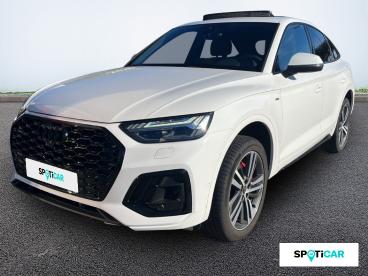 SPOTICAR Audi Q5 55 Tfsi E 367ch S Line Quattro S Tronic 7 Occasion - Suv-4x4 Hybride Rechargeable Blanc - Perpignan - 1203859638_1