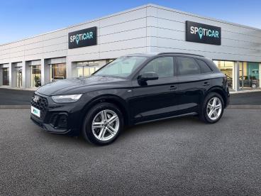 SPOTICAR Audi Q5 35 Tdi Mild Hybrid 163ch S Line S Tronic 7 Occasion - Suv-4x4 Hybride Noir Mythic Métallisé - Reims - 1203953256_1