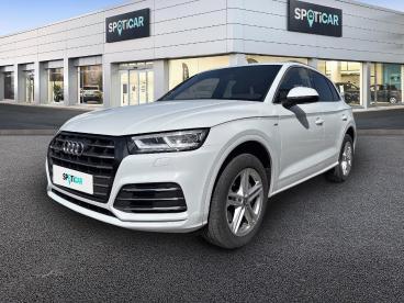 SPOTICAR Audi Q5 55 Tfsi E 367ch S Line Quattro S Tronic 7 Euro6d-t Occasion - Suv-4x4 Hybride Rechargeable Blanc Banquise - Libourne - 1204044766_1