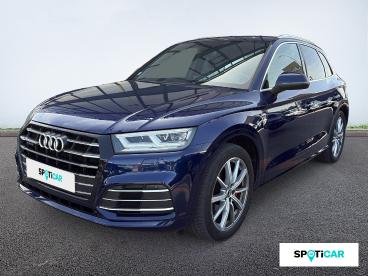 SPOTICAR Audi Q5 55 Tfsi E 367ch S Line Quattro S Tronic 7 Euro6d-t Occasion - Suv-4x4 Hybride Rechargeable Bleu - Perpignan - 1204053804_1