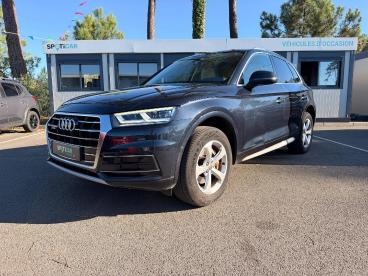 SPOTICAR Audi Q5 40 Tdi 190ch Design Luxe Quattro S Tronic 7 Euro6d Occasion - Suv-4x4 Diesel Bleu Lunaire - La Teste De Buch - 1204202180_1