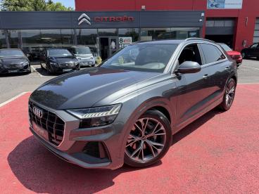 SPOTICAR Audi Q8 55 Tfsi E Quattro Tiptronic S Line Occasion - Suv-4x4 Hybride Rechargeable Gris Foncé - Ambert - 1204122896_1