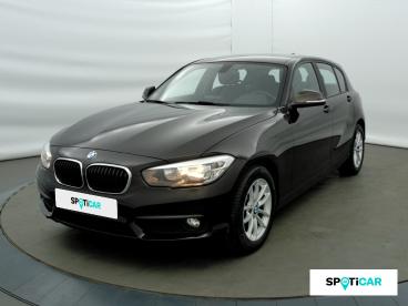 SPOTICAR Bmw Serie 1 18da 150ch Lounge 5p Occasion - Berline Diesel Schwarz - Albertville - 1203713447_1