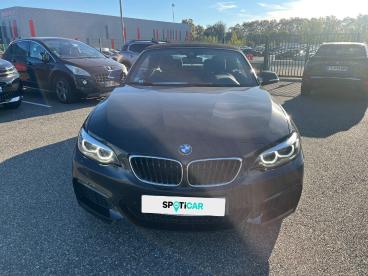 SPOTICAR Bmw Serie 2 Cabriolet 218i 136 Ch Bva8 Lounge Occasion - Coupé-cabriolet Essence Noir - Carrieres-sous-poissy - 1203802918_2