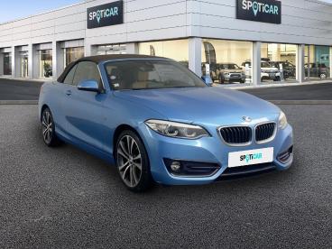 SPOTICAR Bmw Serie 2 30i 252ch Sport Bva8 Occasion - Coupé-cabriolet Essence Bleu - Puilboreau - 1203931094_3