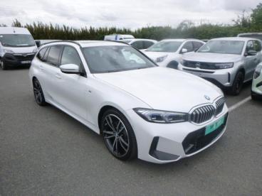 SPOTICAR Bmw Serie 3 20da Xdrive 190ch M Sport Occasion - Break Hybride Blanc - Sainte Genevieve Des Bois - 1203565912_3