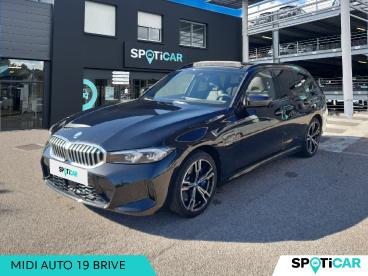 SPOTICAR Bmw Serie 3 30ea 292ch M Sport Occasion - Break Hybride Rechargeable Saphirschwarz Métallisé - Brive La Gaillarde - 1203758833_1