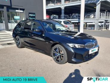SPOTICAR Bmw Serie 3 30ea 292ch M Sport Occasion - Break Hybride Rechargeable Saphirschwarz Métallisé - Brive La Gaillarde - 1203758833_3