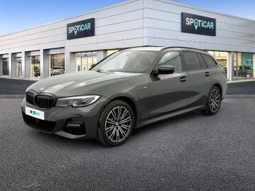 SPOTICAR Bmw Serie 3 Touring 330e Xdrive 292 Ch Bva8 M Sport Occasion - Break Hybride Rechargeable Dravitgrau Metallic - Les Ulis - 1203876130_1