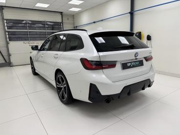 SPOTICAR Bmw Serie 3 20e 204ch M Sport Bva8 Hybride Occasion - Break Hybride Rechargeable Blanc - Yvetot - 1203883530_4