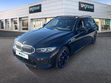 SPOTICAR Bmw Serie 3 20da Xdrive 190ch M Sport Occasion - Break Hybride Saphirschwarz Métallisé - Dizy - 1203974794_1
