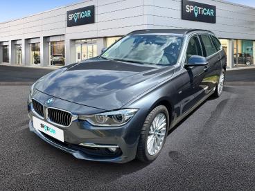 SPOTICAR Bmw Serie 3 Touring 318d 150 Ch Bva8 Luxury Occasion - Break Diesel Mineralgrau Metallic - Joinville Le Pont - 1204012409_1